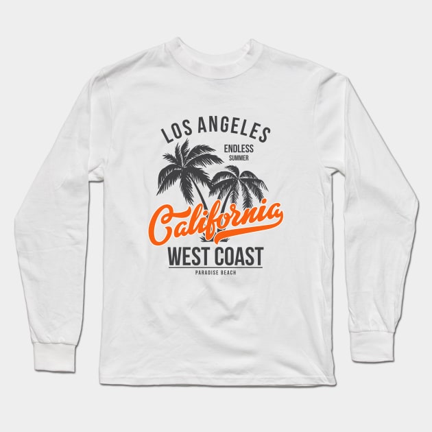 California endless summer Long Sleeve T-Shirt by My Happy-Design